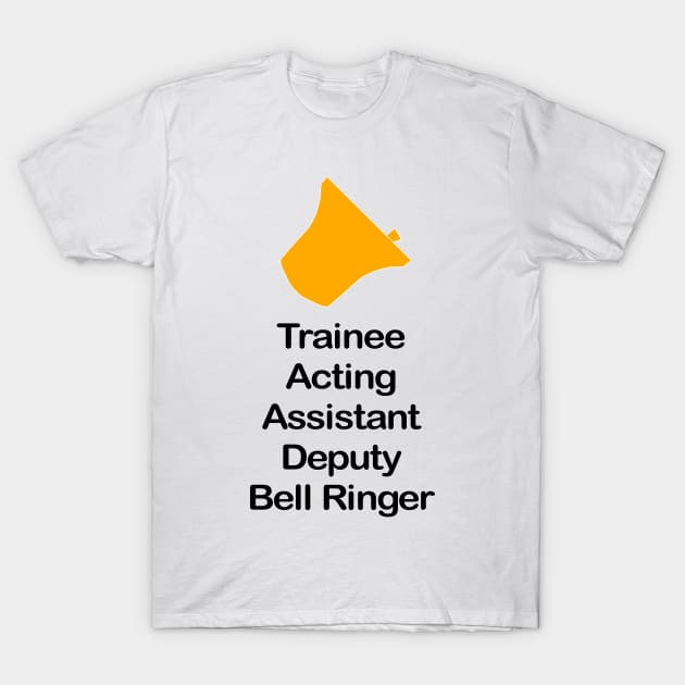 Trainee Bell Ringer (Light Background) T-Shirt by Grandsire